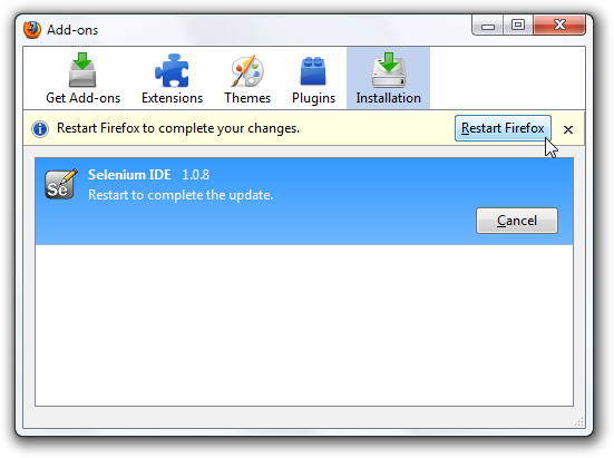 selenium ide download for firefox mac
